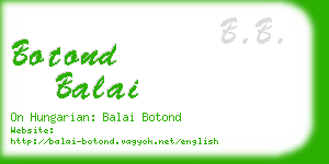 botond balai business card